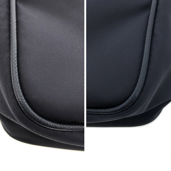 Prada Nylon Shoulder Bag Navy Dark Blue Diagonal Slim - Picture 11 of 13